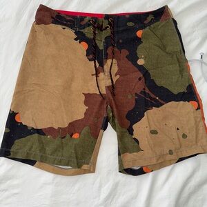 Hurley Camouflage Print Board Shorts size 30